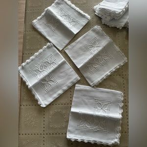 2 Handmade kitchen clothes napkins